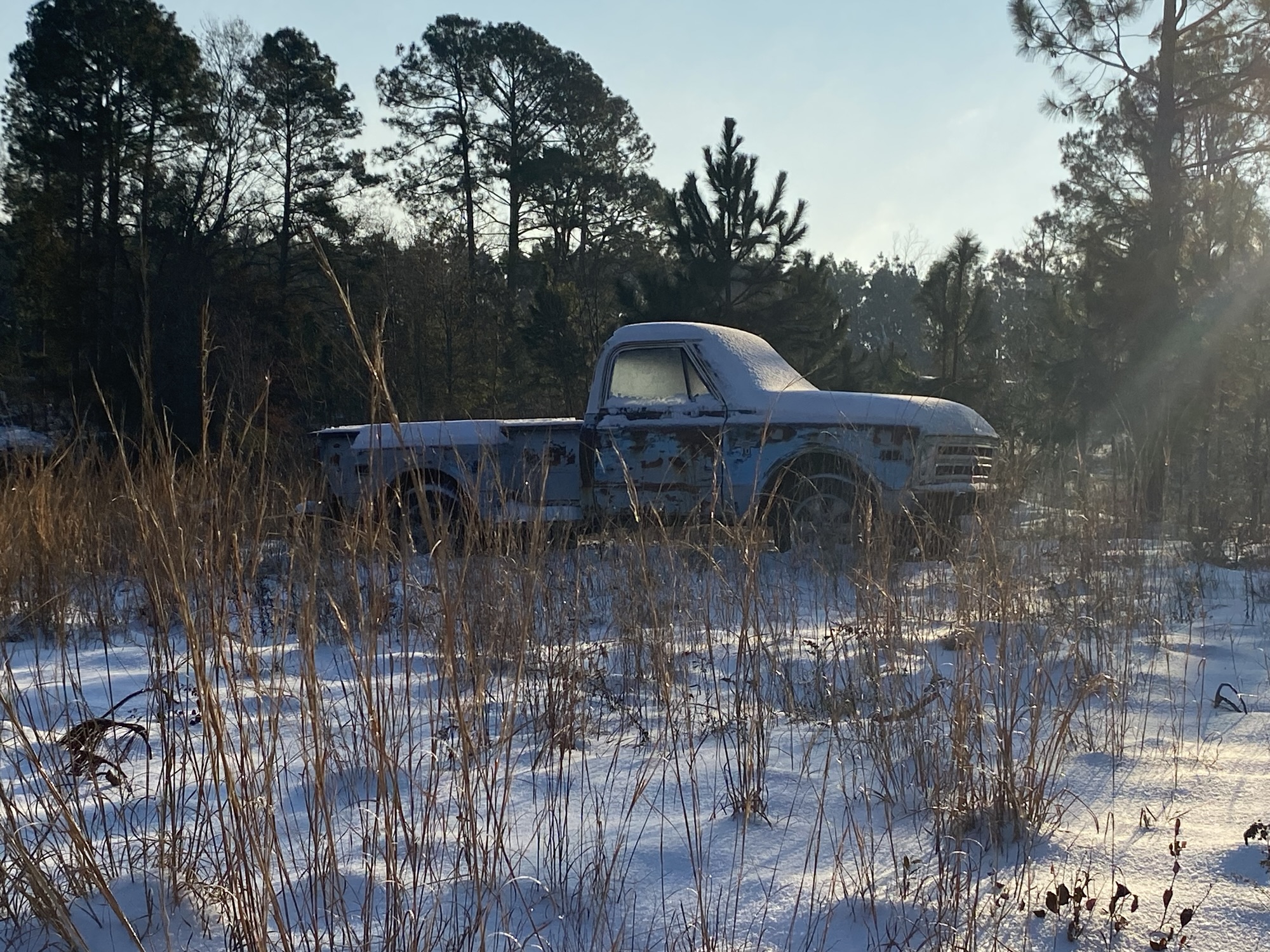 Amber's old chevy prop!